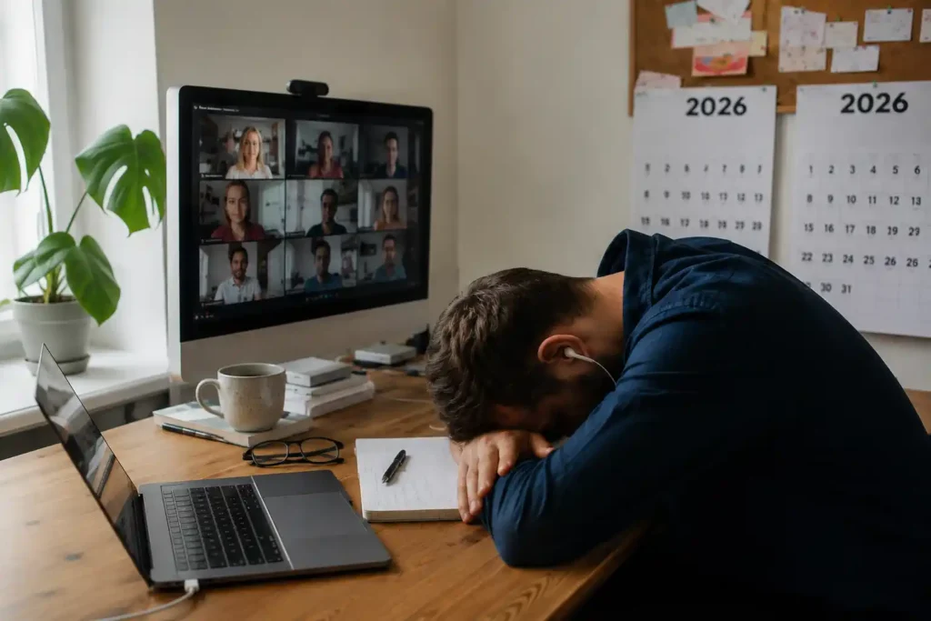 Why Virtual Meetings Leave You Exhausted | Ayurveda