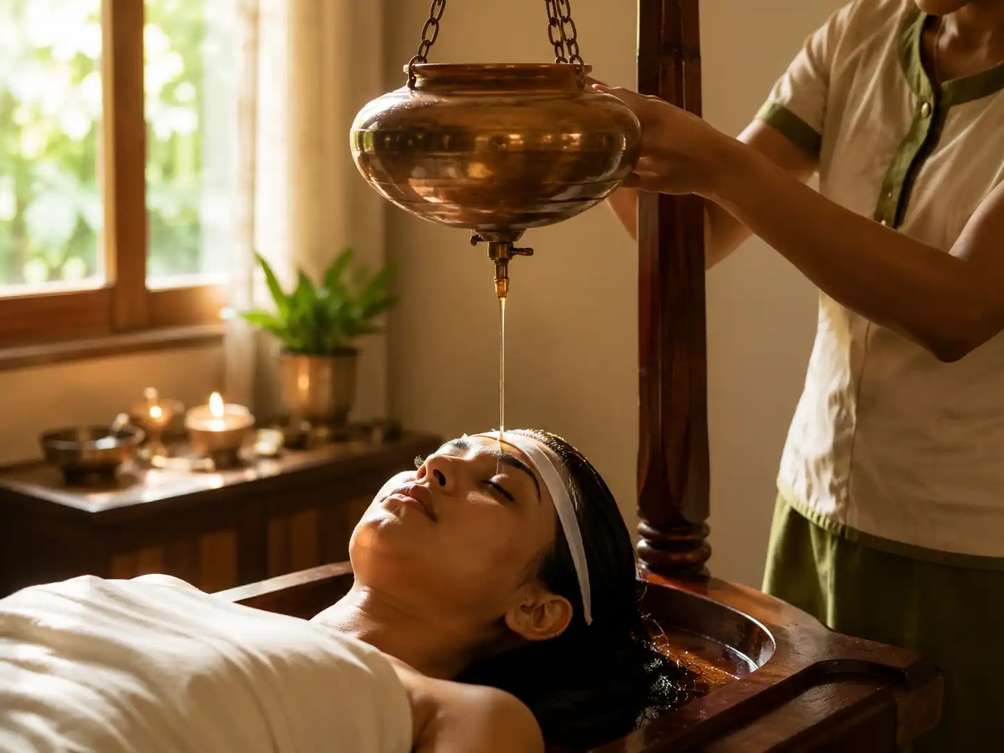 Shirodhara Treatment