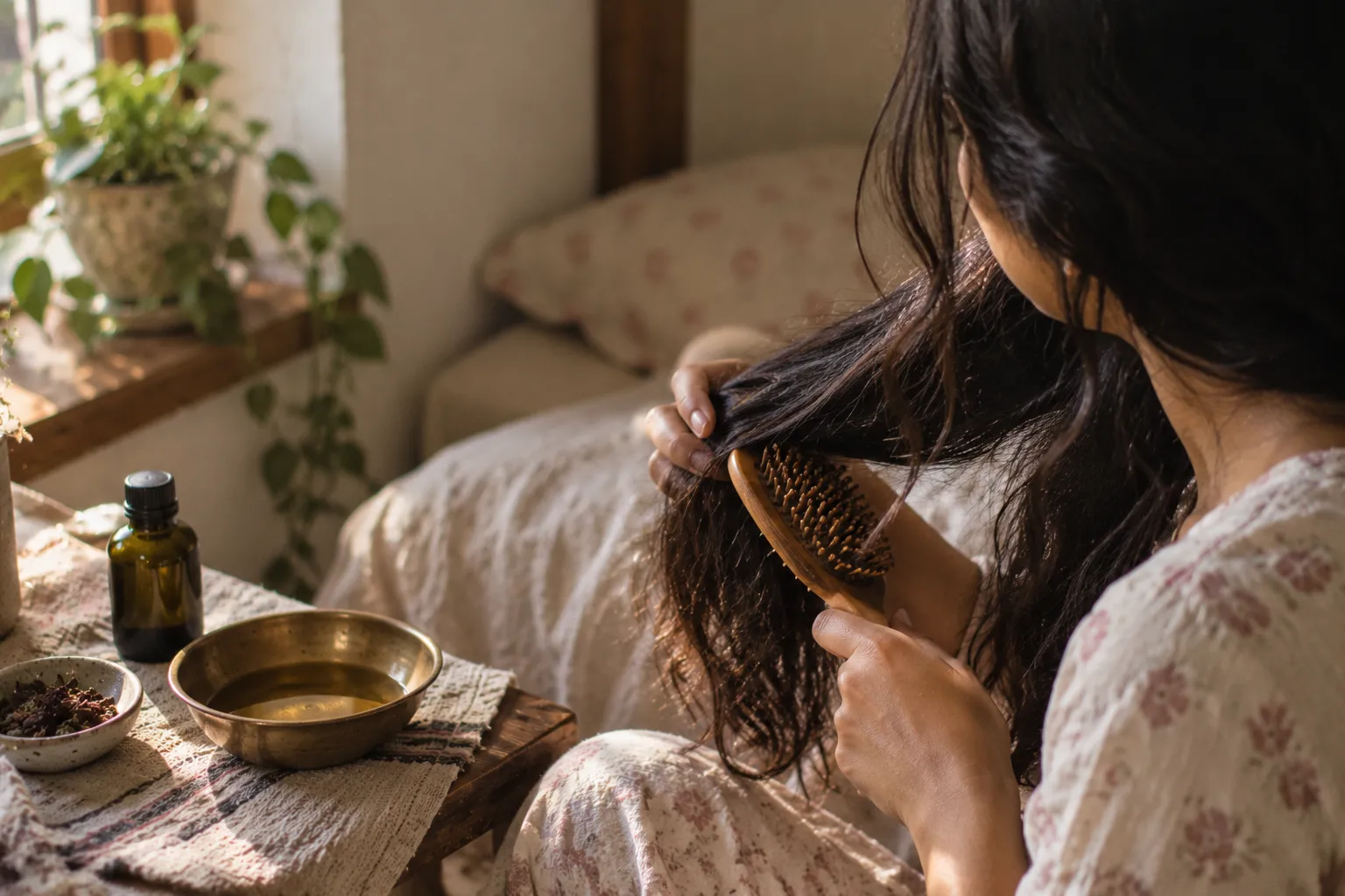 Hair Fall Home Remedies + Ayurvedic Solution for Hair Loss